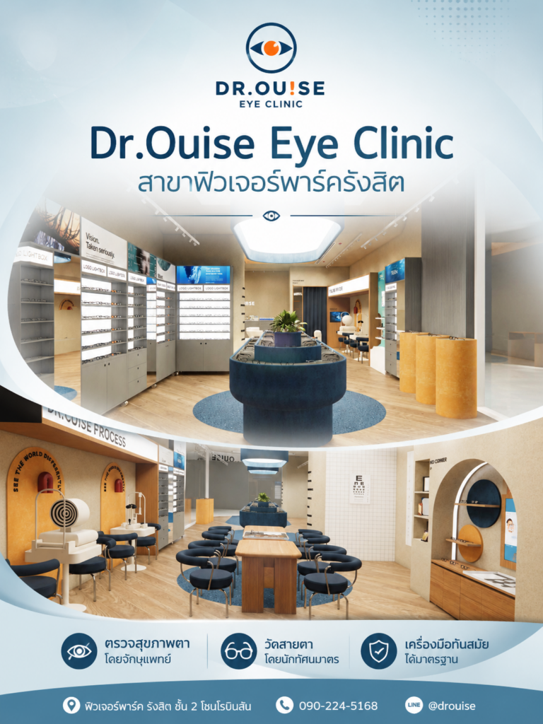 Dr.Ouise Eye Clinic สาขาฟิวเจอร์พาร์ครังสิต