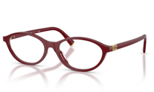 กรอบแว่นสายตา MIU MIU (มิว มิว) รุ่น 0MU 09XVF สี Opal Burgundy