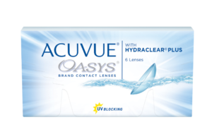 ACUVUE OASYS WITH HYDRACLEAR PLUS คอนแทคเลนส์ใสราย 2 สัปดาห์ สำหรับสายตาสั้น