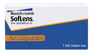 Bausch+Lomb Soflens Toric บลอช แอนด์ ลอมบ์ คอนแทคเลนส์ใส แก้สายตาเอียง รายเดือน