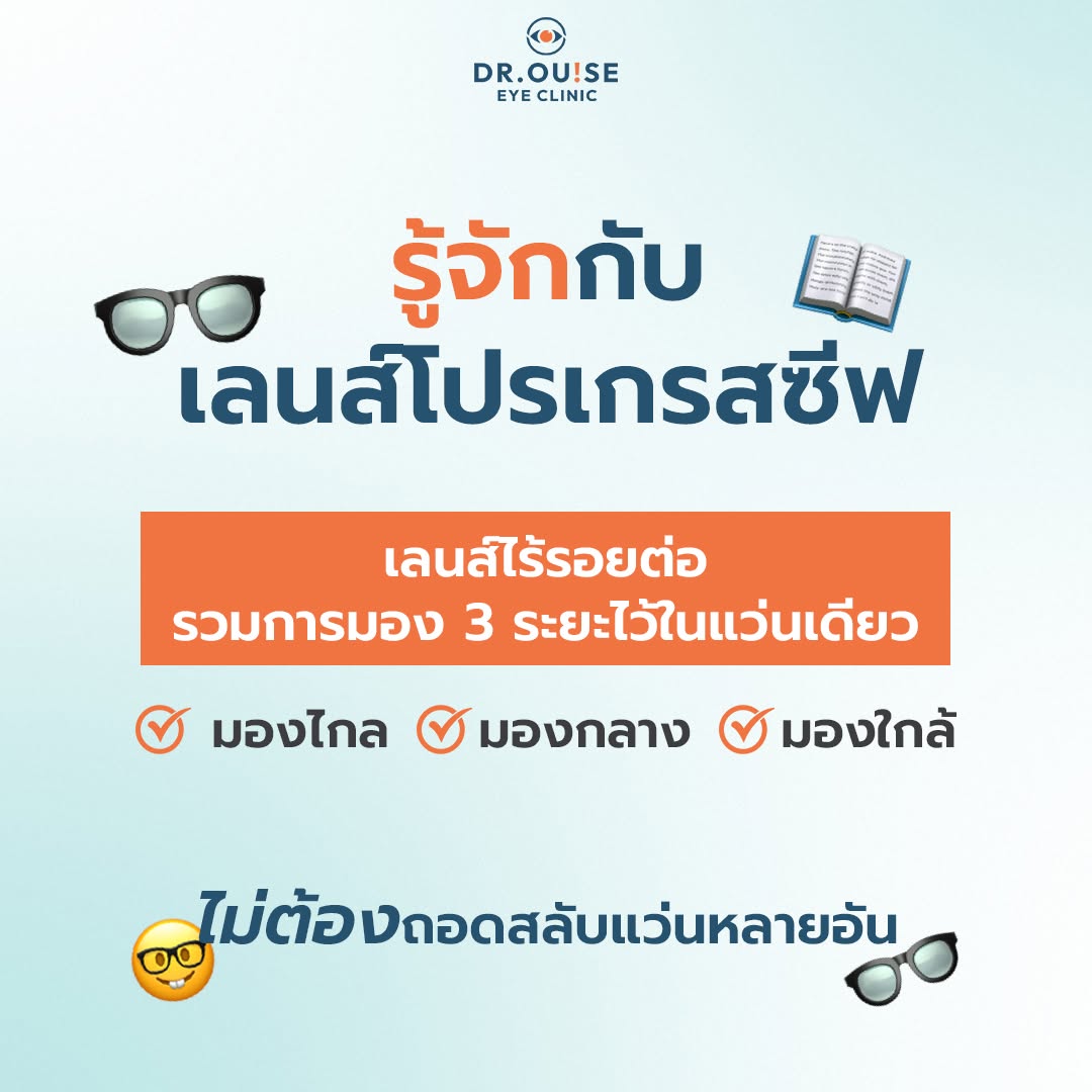 โปรโมชั่นเลนส์โปรเกรสซีฟ Dr.Ouise