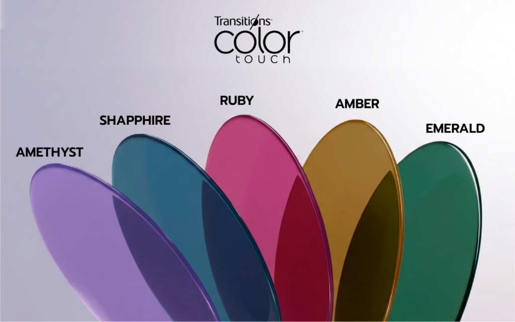 Transitions® Color Touch เลนส์แว่นตาเปลี่ยนสีรุ่นใหม่